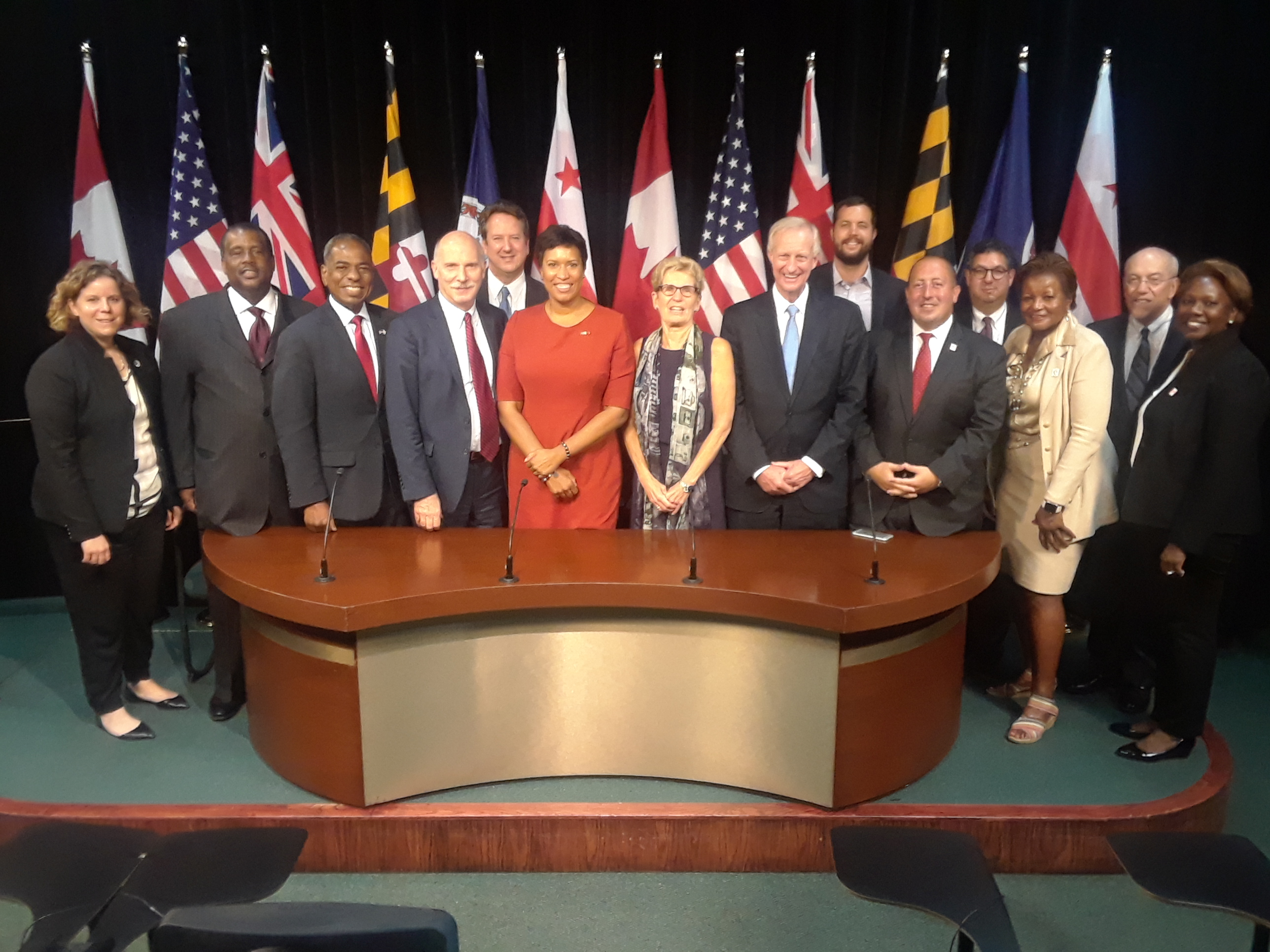 Warner Session with Mayor Bowser and District of Columbia in Toronto, Canada on trade mission